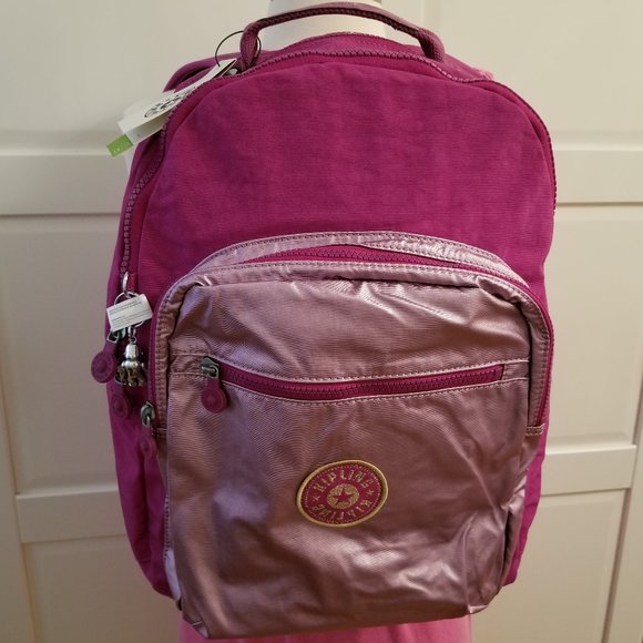 kipling seoul rose gold
